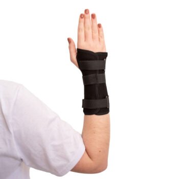 Órtese Curta com Tala para Punho - Mão Direita